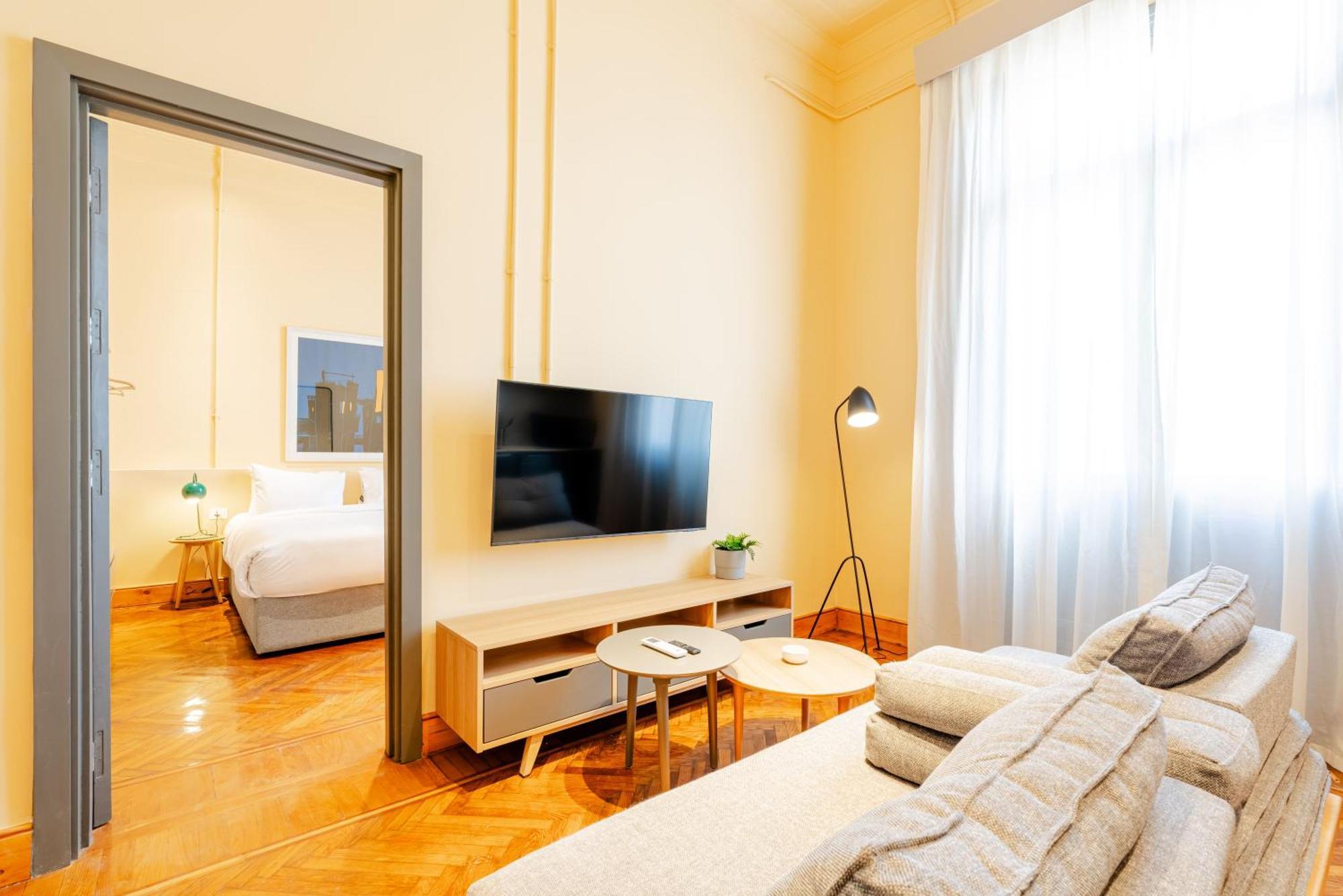 Grey L Studio Apartments Downtown Alexandria Menasce House Exterior foto